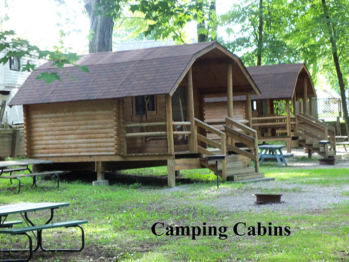 Cabin Rentals in Campgrounds