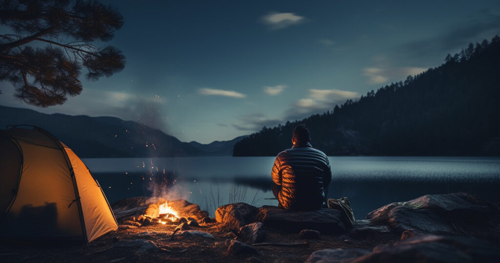 Tent Camping Under the Stars